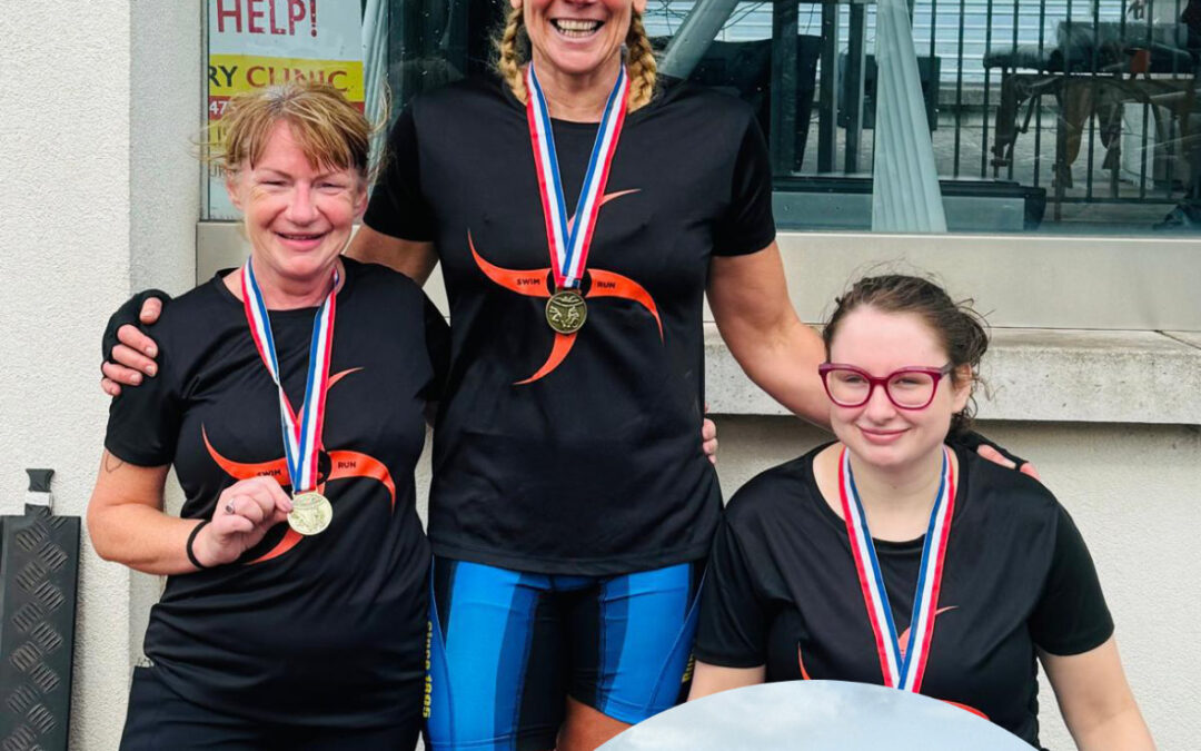 Ducks competing at Gourock Triathlon